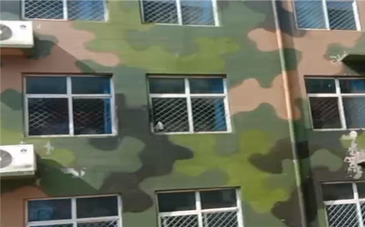 淄博墙面军用迷彩施工方案